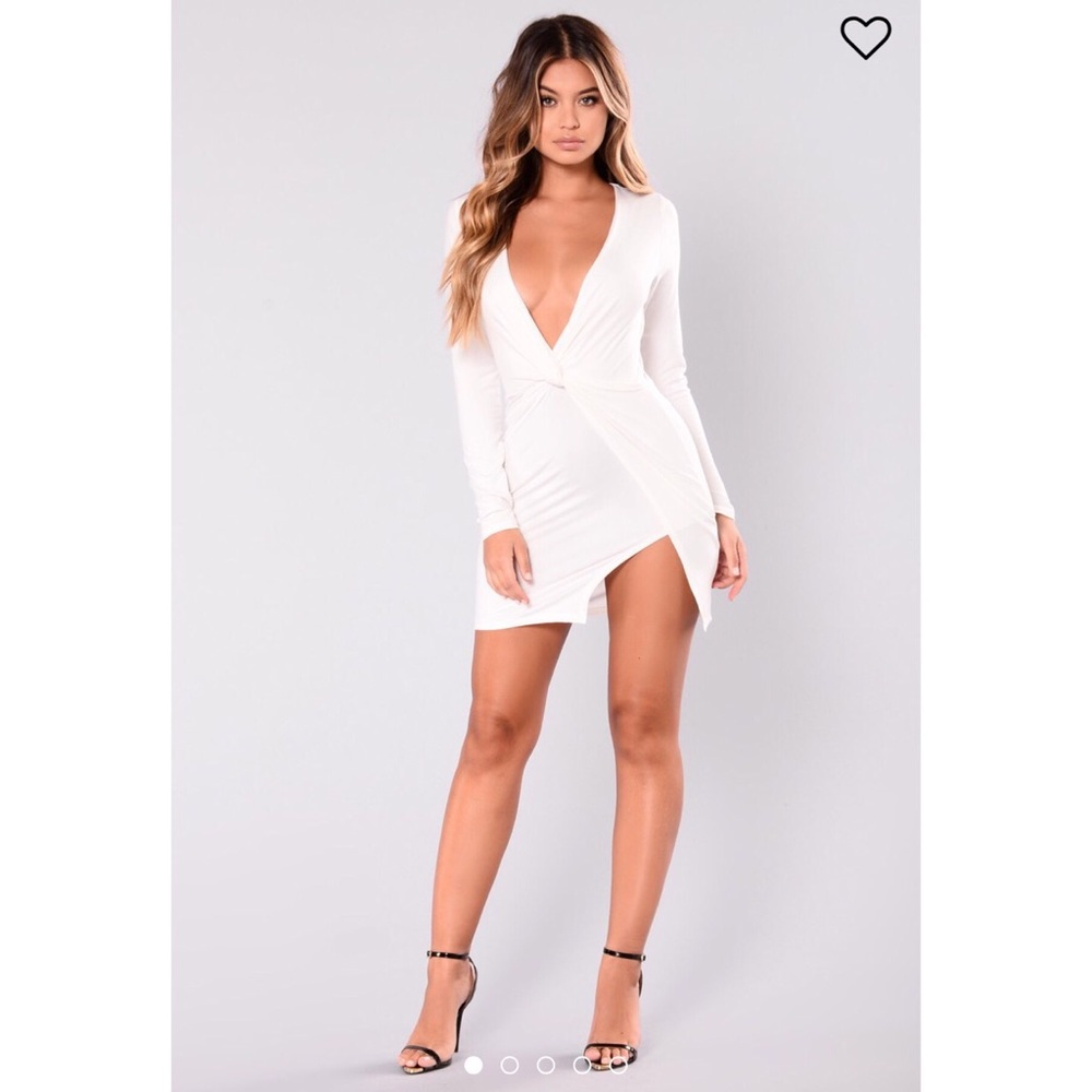 Fashion nova white dress